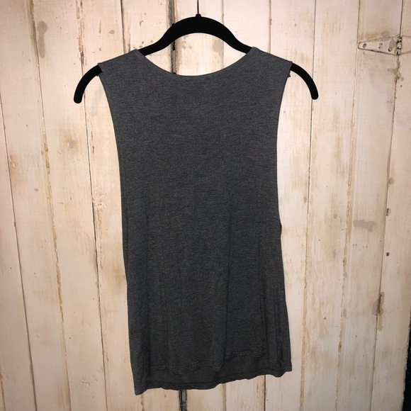 Haute Hippie Longhorn Skull Muscle Tank Top - Picture 4 of 4